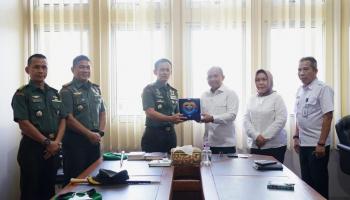 PANGKALPINANG - Wali Kota Molen Sambut Kunjungan Kerja Danrem 045/GAYA,