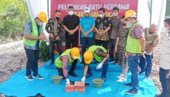 Bangka Belitung Terkini - Wali Kota Pangkalpinang Letakkan Batu Pertama,