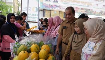Warga Serbu Gelar Pangan Murah Di Kota Pangkalpinang