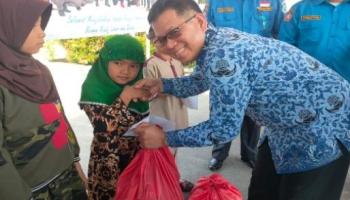 Wujudkan Temberan Tersenyum, Karang Taruna Kelurahan Temberan Santuni Yatim Piatu,