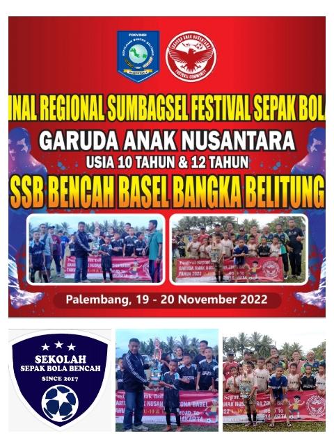 SSB Bencah U10 dan U12, Wakili Bangka Belitung Di Ajang Piala Garuda Anak Nusantara (GAN) di Palembang. (Doc : Bangka Terkini)