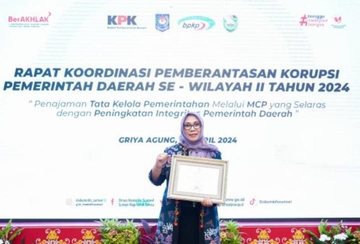 Terima Penghargaan dari KPK, Ini Pesan Pj Lusje ke ASN Pemkot Pangkalpinang