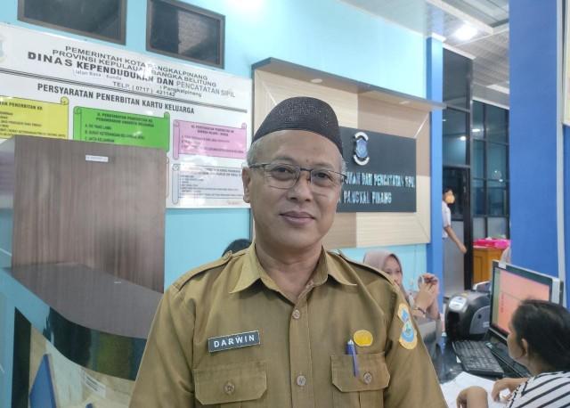 Kepala Dinas Dukcapil Kota Pangkalpinang, Darwin