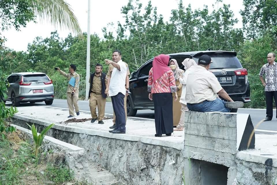 Turun Ke Lapangan, Komisi III Berikan Catatan Khusus Pada Objek Pembangunan Ruas Jalan di Babel.