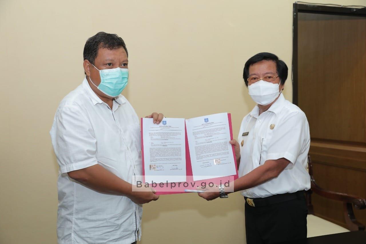 Wagub Saksikan Serah Terima Bantuan Insinerator Limbah B3