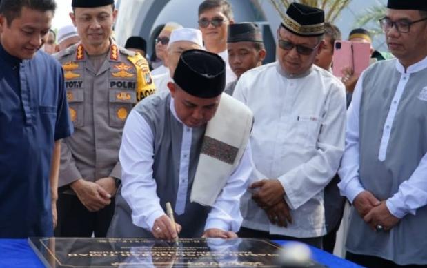 Wali Kota Pangkalpinang Resmikan Masjid Agung Kubah Timah