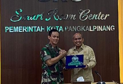 Wali Kota Pangkalpinang Terima Kunjungan Danrem 045 Sekaligus Pamit Akhiri Masa Tugas