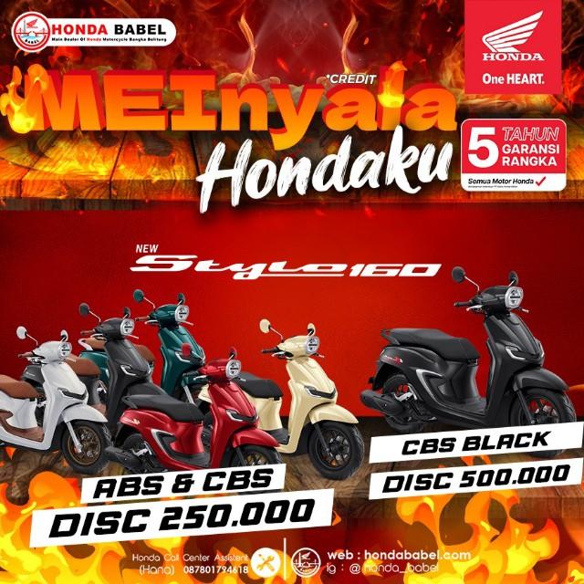 Wujudkan Motor Impian, Honda Babel Hadirkan Promo Menarik di Bulan Mei